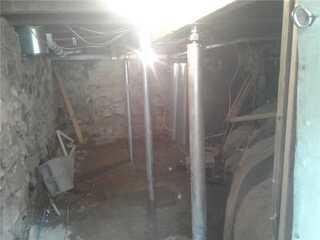 Sagging Foundation Repair in Union City, NJ Basement