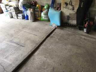 Sinking garage floor leveled in Hasbrouck Heights, NJ