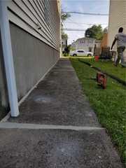 Backyard Sidewalk Settlement in Roselle, NJ