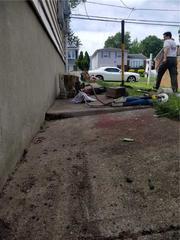 Backyard Sidewalk Settlement in Roselle, NJ