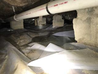 Wet Crawl Space in Budd Lake, NJ