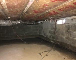 Springfield, PA Crawl Space in need of Waterproofing and Insulation