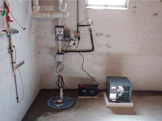 Leaking foundation wall in Lincoln University, PA