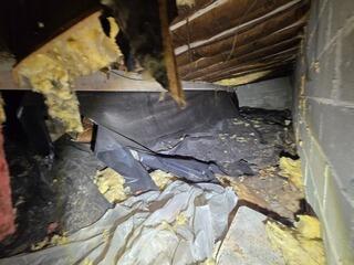 Encapsulating a Damp Crawl Space in Clinton, NJ