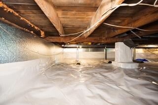 Transforming a Crawl Space in Deepwater, NJ