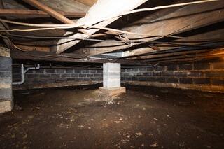 Transforming a Crawl Space in Deepwater, NJ