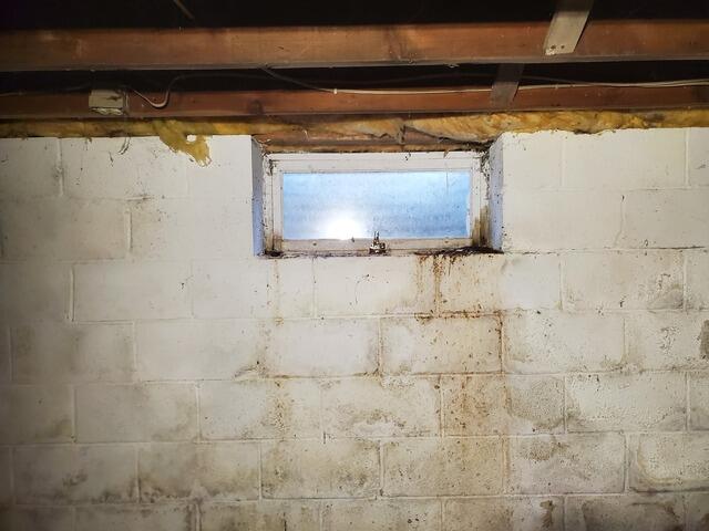 Basement Window Replacement inGreen Bay, WI - Before Photo
