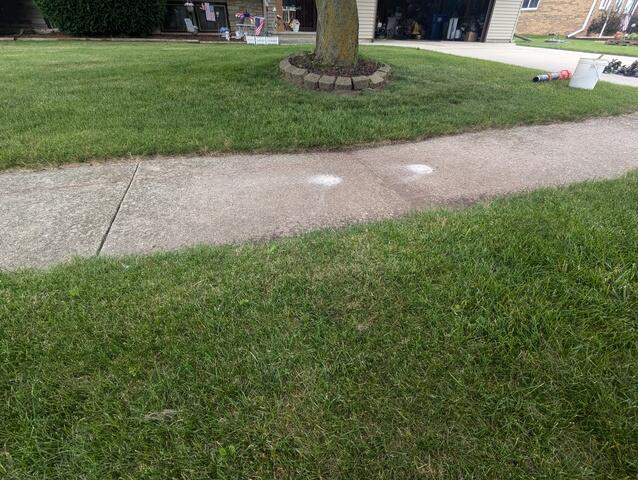 Sidewalk Concrete Repair in North Fond du Lac, WI