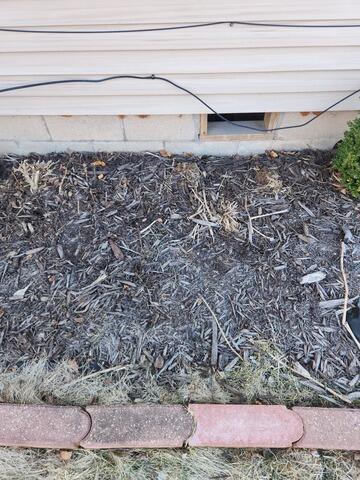 Crawl Space Access Well Installation in Neenah, WI - Before Photo