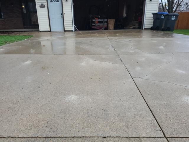 Concrete Driveway Lifting, Leveling & Crack Repair in Appleton, WI - After Photo