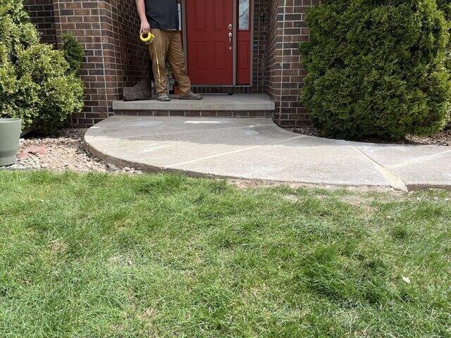 Concrete Walkway Lifted and Leveled in De Pere, WI - After Photo