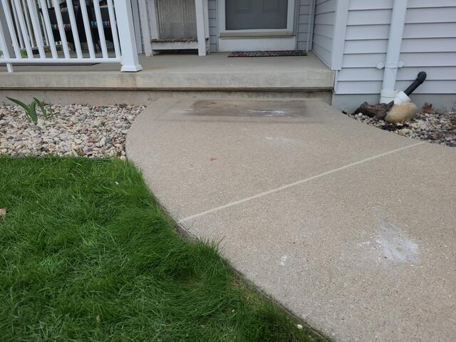 Concrete Sidewalk Leveling & Sealing in Menasha, WI - After Photo