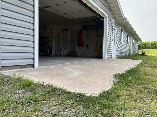 Cracked Concrete Garage Apron Lifted and Leveled in Birnamwood, WI - After Photo