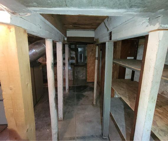 Home Foundation Repair in Denmark, WI - Before Photo