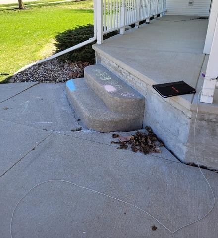 Concrete Steps Repaired in Oakfield, WI