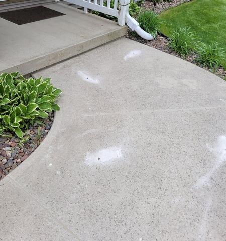 Concrete Sidewalk Repair In Hilbert, WI - After Photo