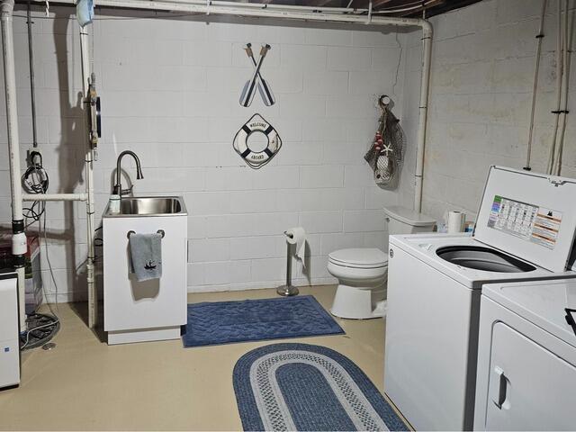 Wet Basement Repair In Gleason, WI - Before Photo