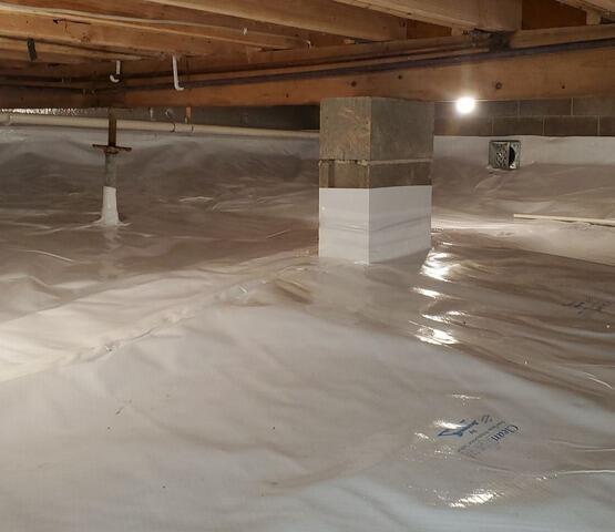 Crawl Space Moisture Control In Gleason, WI - After Photo