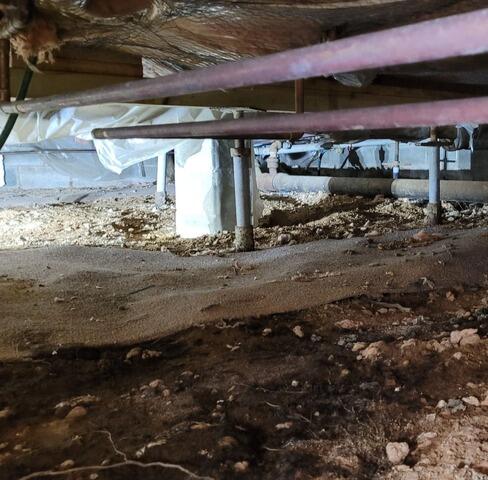 Crawl Space Moisture Control In Gleason, WI - Before Photo