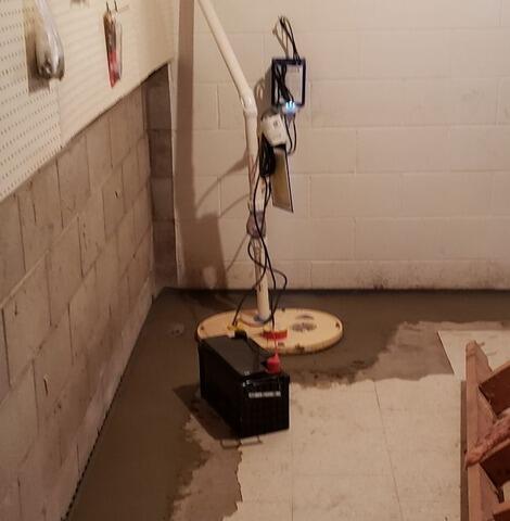 Basement Waterproofing In Crandon, WI - After Photo