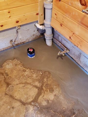 Basement Sump Pump Installation In Oconto Falls, WI