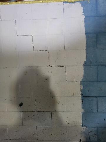 Basement Foundation Repair In Plover, WI - Before Photo