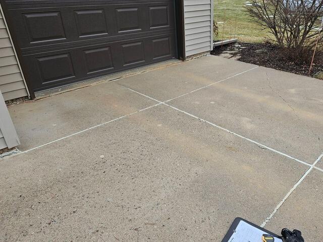 Concrete Driveway Repair In Athens, WI - Before Photo