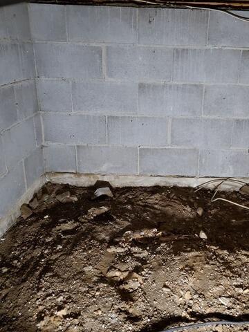 Crawl Space Sealing In Athens, WI - Before Photo