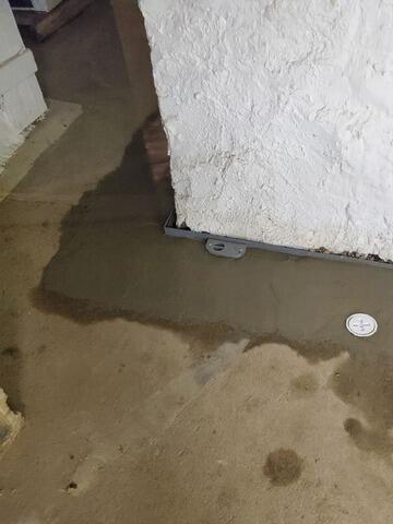 Basement Water Control System Solves Moisture Issues In Ringle, WI - After Photo