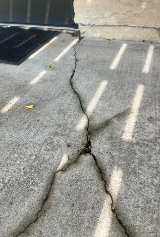 Sure-Dry Concrete & Crack Repair in Appleton, WI - Before Photo