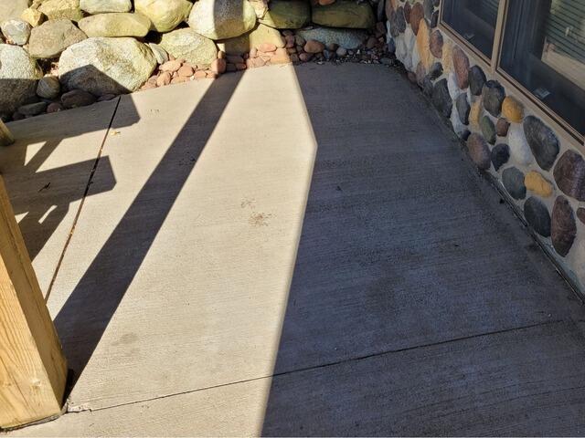 Concrete Lifting Services Available in Phelps, WI - Before Photo