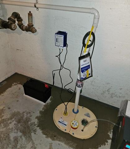 Wet Basement Waterproofing In Lac Du Flambeau, WI - After Photo