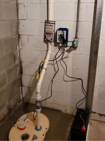 Triplesafe Sump Pump Installation In Kewaskum, WI - After Photo