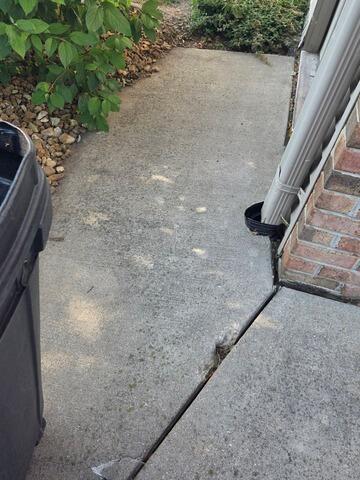 Concrete Walkway Lifted and Leveled for Homeowner in Sherwood, WI - Before Photo