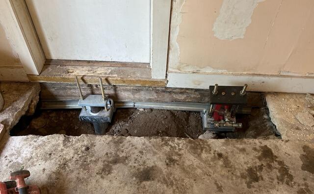 Deteriorating Foundation Saved With Helical Piers in Plymouth, WI - After Photo