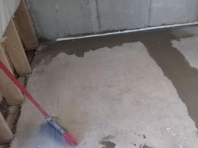 Waterproofing System Installed Saving Finished Basement in Amherst Junction, WI - After Photo