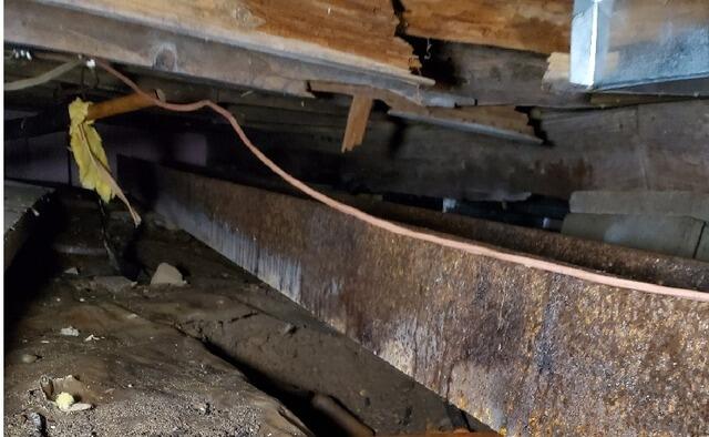 Crawlspace and Floor Joist Repair in Pearson, WI - Before Photo