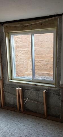 Egress Window Install Improved Living Space and Safety of Basement in Stevens Point, WI - After Photo