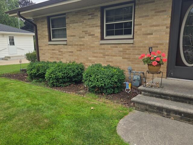 Remodeled Basement Completed with Egress Window Installation in Green Bay, WI - Before Photo
