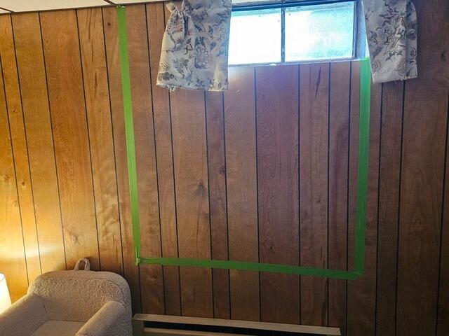 Egress Window Installed Creating a Safe Bedroom Basement in Marshfield, WI - Before Photo