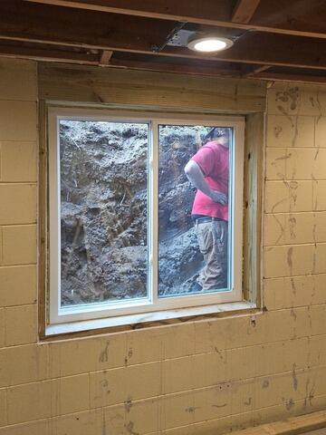 Egress Window Installation in Single Day in Sturgeon Bay, WI - After Photo