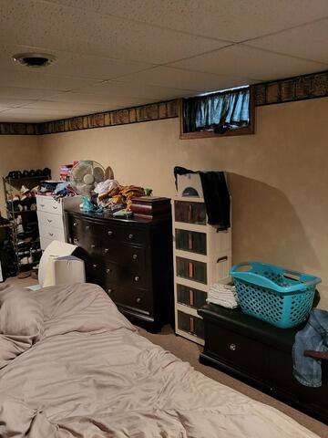 Egress Window Install Creates Safe Exit from Basement in Berlin, WI - Before Photo