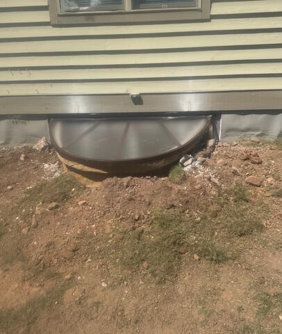 Egress Window Installation During Remodeling in Sister Bay, WI - After Photo