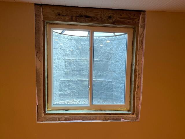 Egress Window Installation in Menominee, MI - After Photo