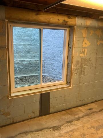 Egress Window System Installation in Algoma, WI - After Photo