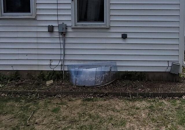 Egress Window Installation Completes Basement Bedroom Remodel in De Pere, WI - Before Photo