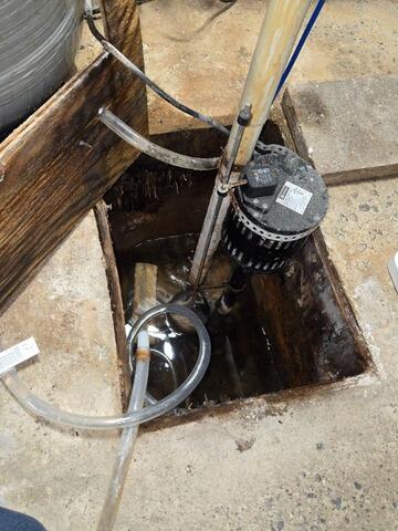Sump Pump Installation in Oshkosh, WI - Before Photo