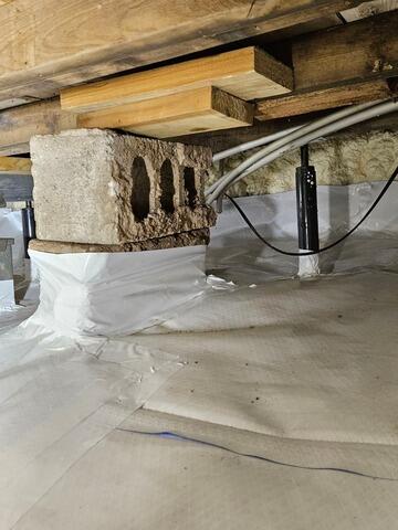 Crawl Space Encapsulation in Tomahawk, WI - After Photo