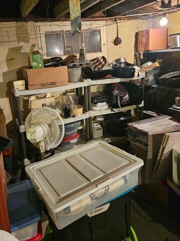 Wet Basement Repaired with Waterproofing System Installation in Eagle River, WI - Before Photo