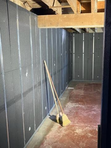 Wet Basement Contractor Work Completed in Laona, WI - After Photo